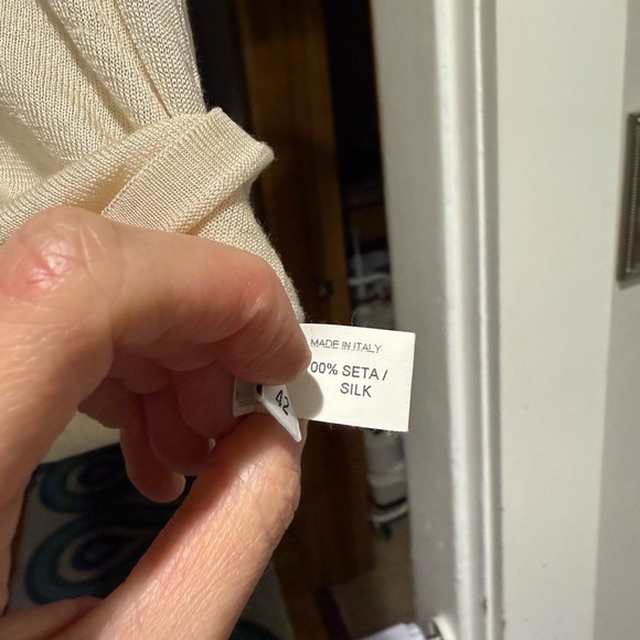 EUC 100% silk Bottega Vaneta silk doubles tank. Two pieces both silk - Picture 6 of 9